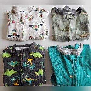 Lot Of 4 Mixed Brands Size 5t 1 Piece Pajamas